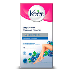 Средства для депиляции VEET Полоски восковые для депиляции для чувствительной кожи