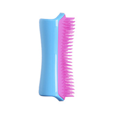 Щетка для шерсти TANGLE TEEZER Расческа для вычесывания шерсти Pet Teezer De-shedding & Dog Grooming Brush Blue & Pink