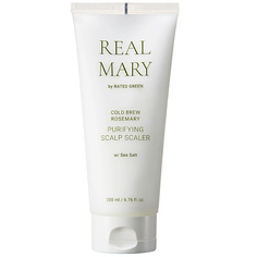 Маска для волос RATED GREEN Очищающая и отшелушивающая маска для кожи головы с соком розмарина Real Mary Purifying Scalp Scaler