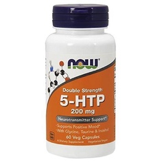 Капсула NOW 5-HTP (L-5-гидрокситриптофан) 200 мг