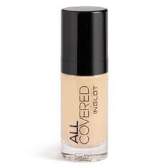 Тональные средства INGLOT Тональная основа INGLOT ALL COVERED FACE FOUNDATION