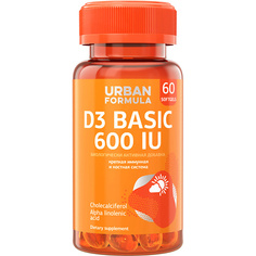 Капсула URBAN FORMULA Биологически активная добавка к пище "Омега-3, D3 300%"