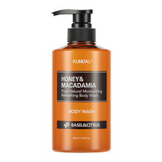 KUNDAL Гель для душа Базилик и Цитрус Honey & Macadamia Body Wash