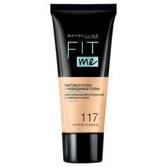 Тональное средство MAYBELLINE NEW YORK Тональный крем для лица "Fit Me", матирующий, скрывающий поры