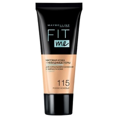 Тональное средство MAYBELLINE NEW YORK Тональный крем для лица "Fit Me", матирующий, скрывающий поры