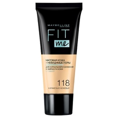 Тональное средство MAYBELLINE NEW YORK Тональный крем для лица "Fit Me", матирующий, скрывающий поры