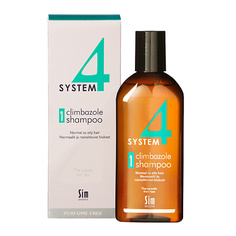 Шампунь для волос SYSTEM4 Шампунь №1 для нормальной и жирной кожи 1 Climbazole Shampoo. Normal to oily hair