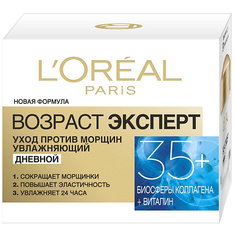 Крем для лица LORÉAL PARIS Дневной крем увлажняющий против морщин Возраст эксперт 35+ L'Oreal