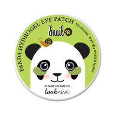 LOOK AT ME Патчи для глаз гидрогелевые с секретом улитки Panda Hydrogel Eye Patch Snail