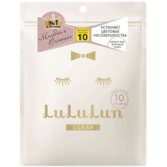 Маска для лица LULULUN Маска увлажнение и улучшение цвета лица FACE MASK CLEAR WHITE 10