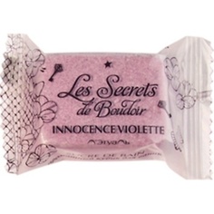 Бомбочка для ванны ЛЭТУАЛЬ Les Secrets de Boudoir. Ароматный кубик для ванны INNOCENCE VIOLETTE Л'Этуаль