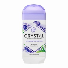 Дезодорант-кристалл CRYSTAL Дезодорант твердый невидимый Лаванда и Белый чай ​Crystal