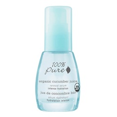 100% PURE Сыворотка для лица Organic Cucumber Juice Intense Hydration
