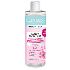 CLINIANS Мицеллярная вода 3 в 1 для чувствительной кожи Hydra Plus