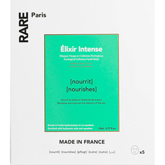 Набор масок для лица RARE PARIS Набор из 5 питательных тканевых масок Elixir Intense