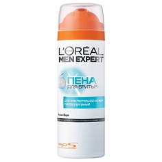 LORÉAL PARIS Пена для бритья для чувствительной кожи, гипоаллергенная Men Expert L'Oreal