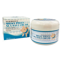 Крем для тела ELIZAVECCA Крем с морской солью омолаживающий Milky Piggy Sea Salt Cream