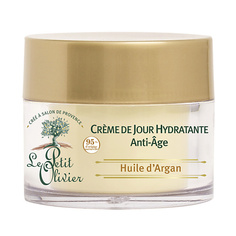 LE PETIT OLIVIER Крем для лица дневной антивозрастной увлажняющий для всех типов кожи с маслом Арганы Huile dArgan Crème de Jour