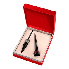 Набор средств для макияжа CHRISTIAN LOUBOUTIN BEAUTY Подарочный набор: матовая помада для губ и лак для ногтей Rouge Louboutin