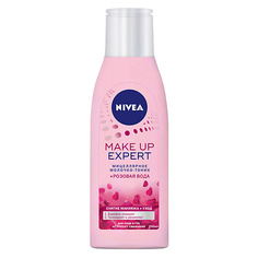 Молочко для снятия макияжа NIVEA Мицеллярное молочко-тоник для лица + розовая вода MAKE UP EXPERT