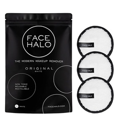 Спонж для лица FACE HALO Диск многоразовый для снятия макияжа