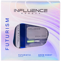 Набор средств для лица INFLUENCE BEAUTY Подарочный набор для футуристичного образа (тушь "FUTURISTIC" + средство для фиксации бровей "BROW ROBOT")