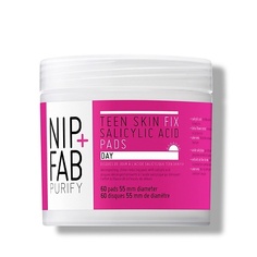 Диски для эксфолиации NIP&FAB Диски для лица дневные очищающие с салициловой кислотой Purify Fix Pads Day Nip+Fab