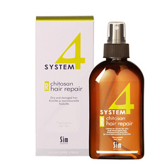 Спрей для ухода за волосами SYSTEM4 Терапевтический лосьон-спрей R для поврежденных волос Chitozan Hair Repair R System 4