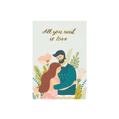 ЛЭТУАЛЬ Открытка All you need is Love Л'Этуаль