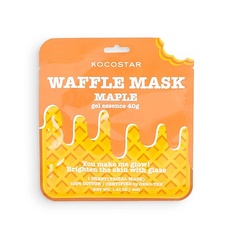 Маска для лица KOCOSTAR Омолаживающая вафельная маска для лица «Кленовый сироп» Waffle Mask Maple