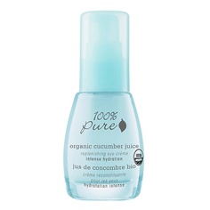 100% PURE Крем для глаз органический Organic Cucumber Juice Intense Hydration