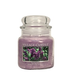 Свеча ароматическая VILLAGE CANDLE Ароматическая свеча "Spring Lilac", средняя