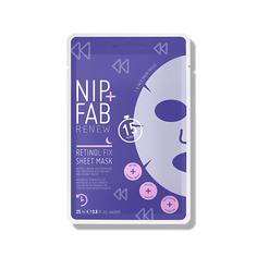 NIP&FAB Маска для лица тканевая с ретинолом Renew Retinol Fix Sheet Mask Nip+Fab