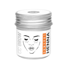 Хна для бровей и ресниц LUCAS Хна для имитации веснушек "Sunspot henna" CC Brow в баночке