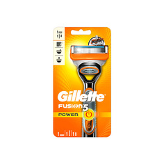 Станок для бритья GILLETTE Бритва Gillette Fusion Power с 1 сменной кассетой