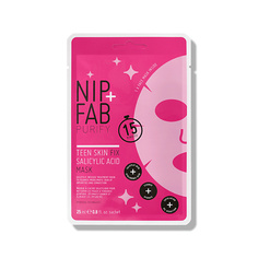 NIP&FAB Маска для лица тканевая с салициловой кислотой Purify Teen Skin Fix Purify Acid Mask Nip+Fab