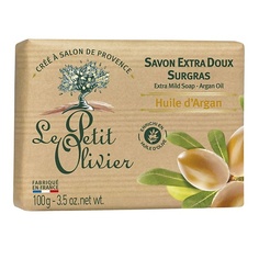 Мыло твердое LE PETIT OLIVIER Мыло экстра нежное питательное с маслом Арганы