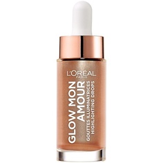 Хайлайтер для лица LORÉAL PARIS LOREAL Жидкий хайлайтер для сияния кожи "Glow Mon Amour" с Кокосовым маслом L'Oreal