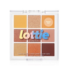 Тени для век LOTTIE LONDON Палетка теней для век 9 оттенков Honey Bee