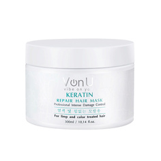 Маска для волос VONU Маска-реконструктор с кератином KERATIN Repair Hair Mask