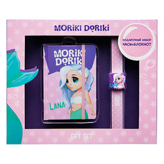 Набор письменных принадлежностей MORIKI DORIKI Набор часы+блокнот Lana Pink