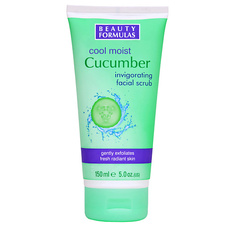 BEAUTY FORMULAS Скраб для лица тонизирующий Cucumber Invigorating Facial Scrub