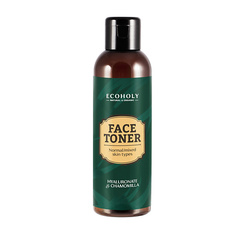 Тоник для лица ECOHOLY Тоник для нормального и комбинированного типа кожи лица Face Toner Normal/mixed Skin Types Hyaluronate & Chamomilla