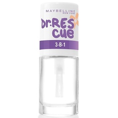 Базовое и верхнее покрытие для ногтей MAYBELLINE NEW YORK Средство для ногтей 3 в 1 Dr. Rescue
