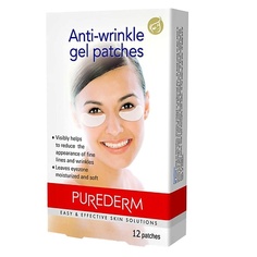 Патчи для глаз PUREDERM Гелевые подушечки против морщин под глазами Gel Pads Against Wrinkles Under The Eyes