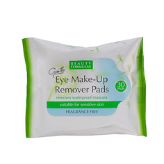 BEAUTY FORMULAS Диски для снятия макияжа с глаз для чувствительной кожи Eye Make-Up Remover Pads