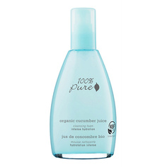 Мусс для умывания 100% PURE Пенка для умывания Organic Cucumber Juice Intense Hydration