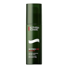 Крем для лица BIOTHERM Ночной антивозрастной уход против первых признаков возраста Age Fitness Homme