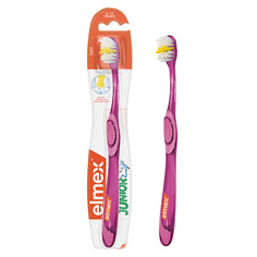 Зубная паста COLGATE Зубная щетка для детей от 6 до 12 лет elmex Юниор, мягкая
