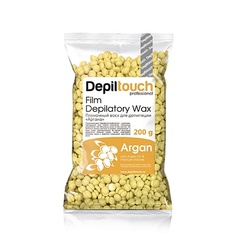 Воск для депиляции DEPILTOUCH PROFESSIONAL Воск пленочный с маслом арганы Film Depilatory Wax Argan